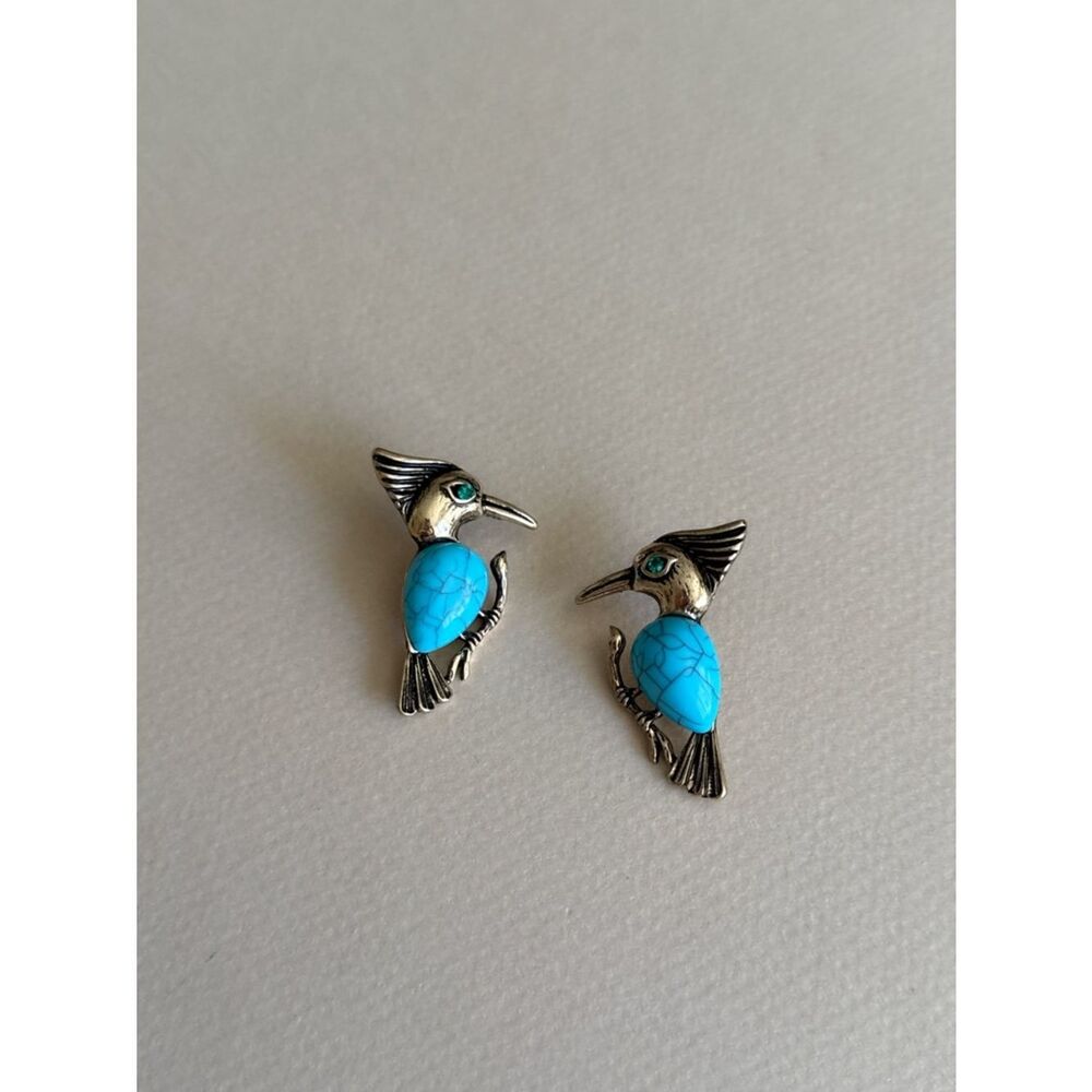 Boho bird earrings #2471 - Picture 4 of 6